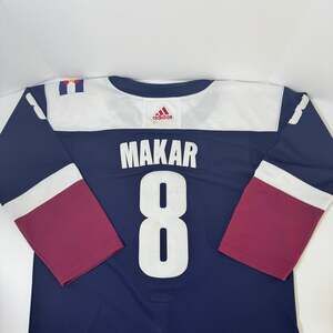 Adidas Colorado Avalanche Cale Makar #8 NHL Jersey Navy Blue XL